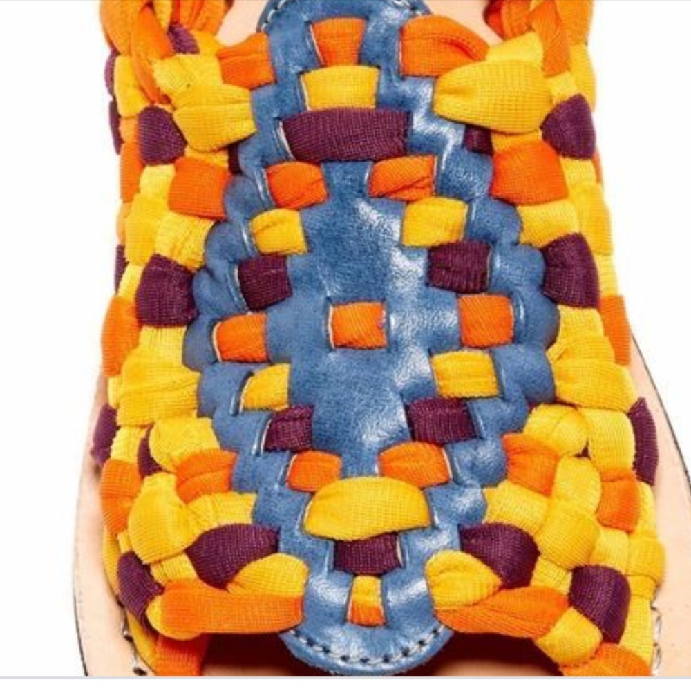 Bed Stu Multicolor Madrina Huarache Sandals - like new